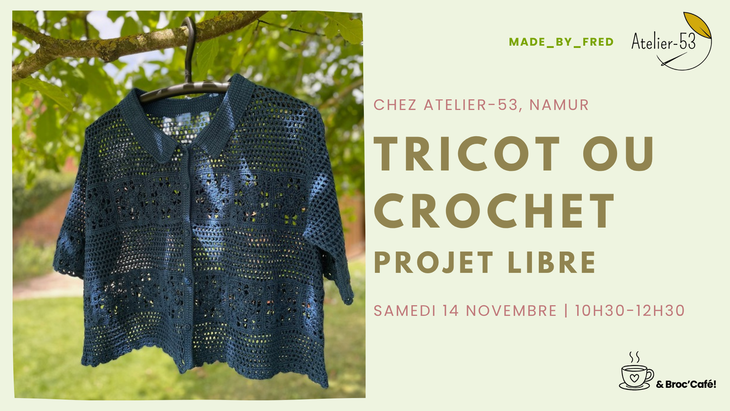 Visuel atelier tricot ou crochet