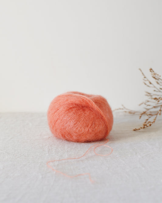 "Bérénice" - Mohair éthique, mérinos d'Arles bio & soie | 25 gr