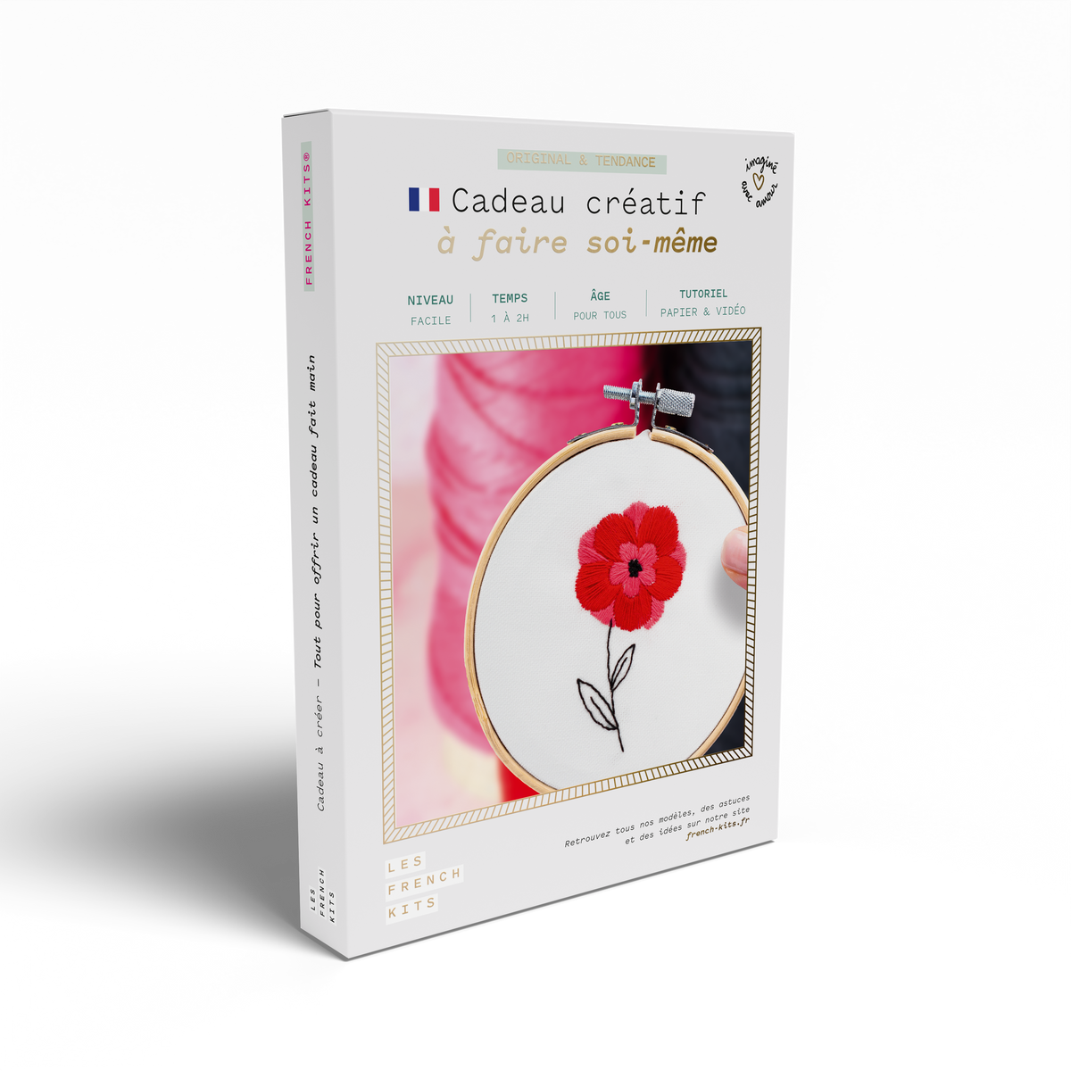 Kit de broderie Grande fleur, French'Kits
