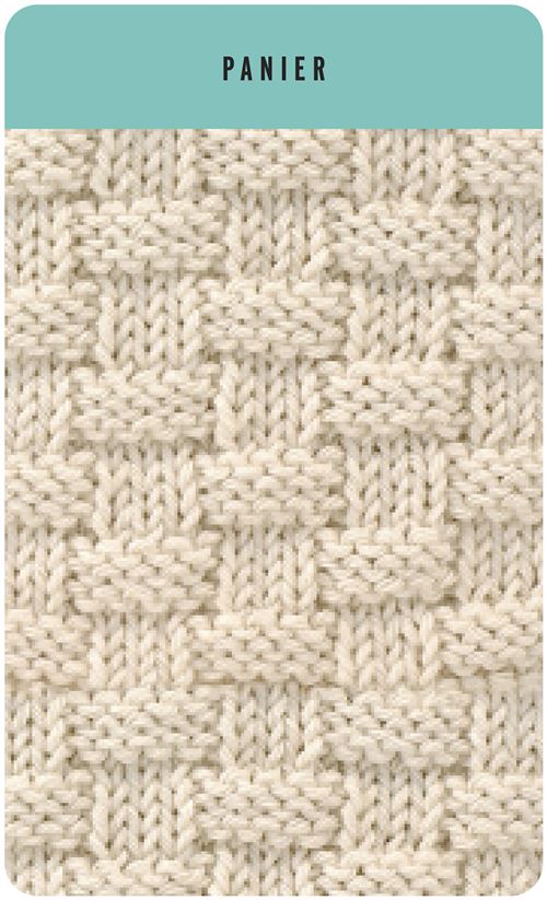 Points de tricot - 52 cartes pour apprendre les textures au tricot
