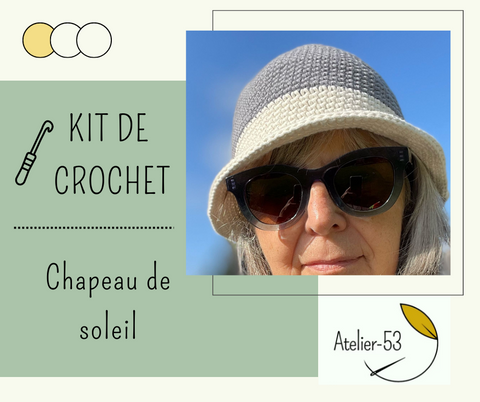 Kit de crochet (débutant+) - Chapeau de Soleil