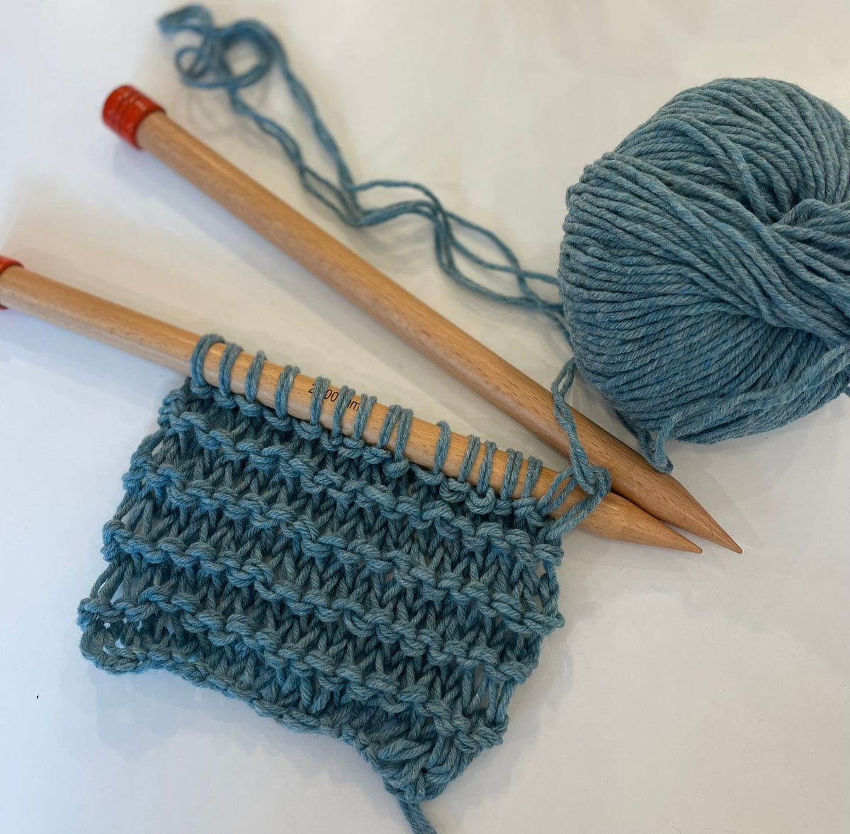 Kit écharpe pour débutant, kit d'apprentissage du tricot, kit de tricot  écharpe au point de tricot, cadeau de Noël parfait, tricot pour débutant -   France
