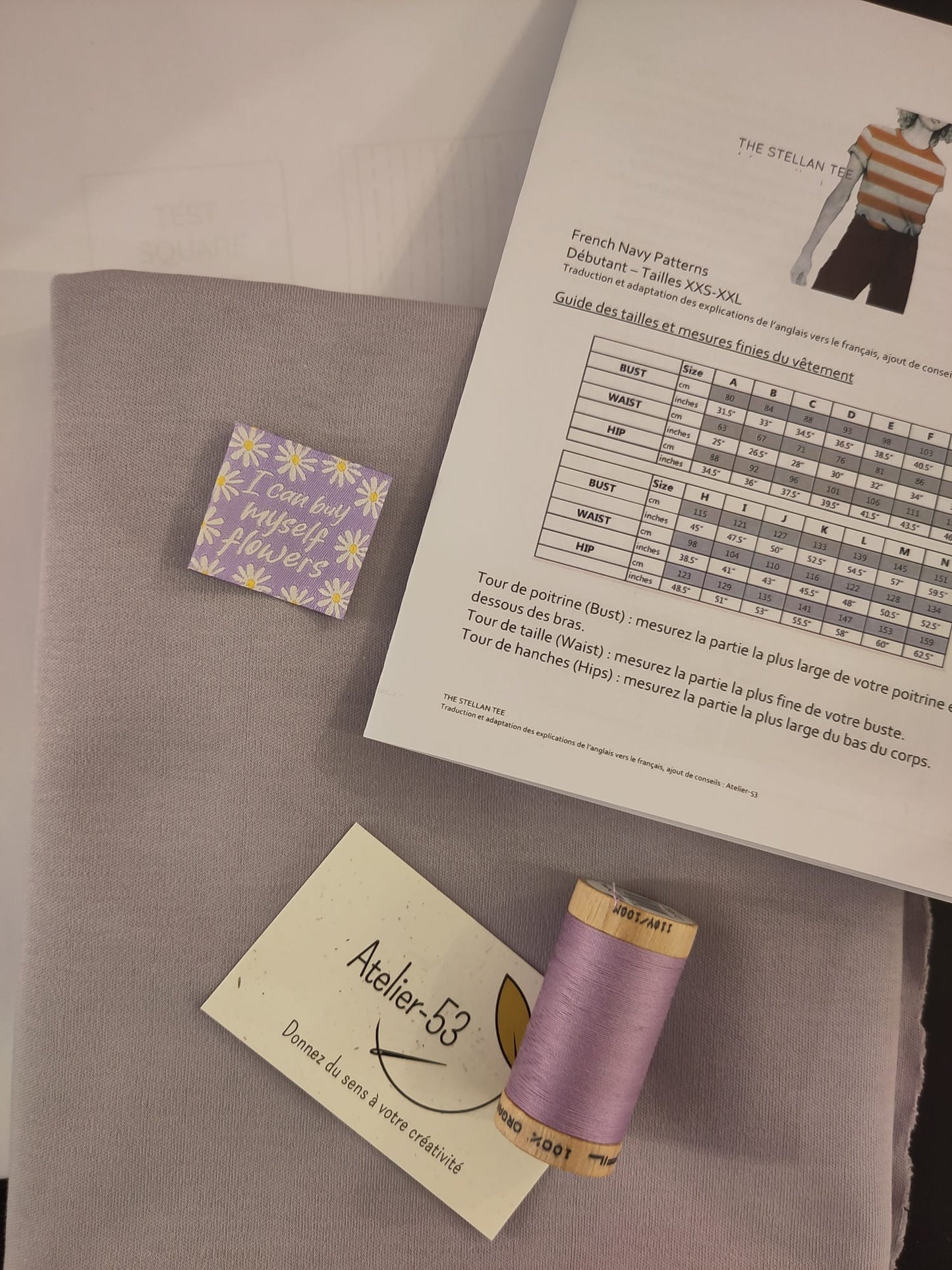 Kit de couture (intermédiaire) - T-shirt
