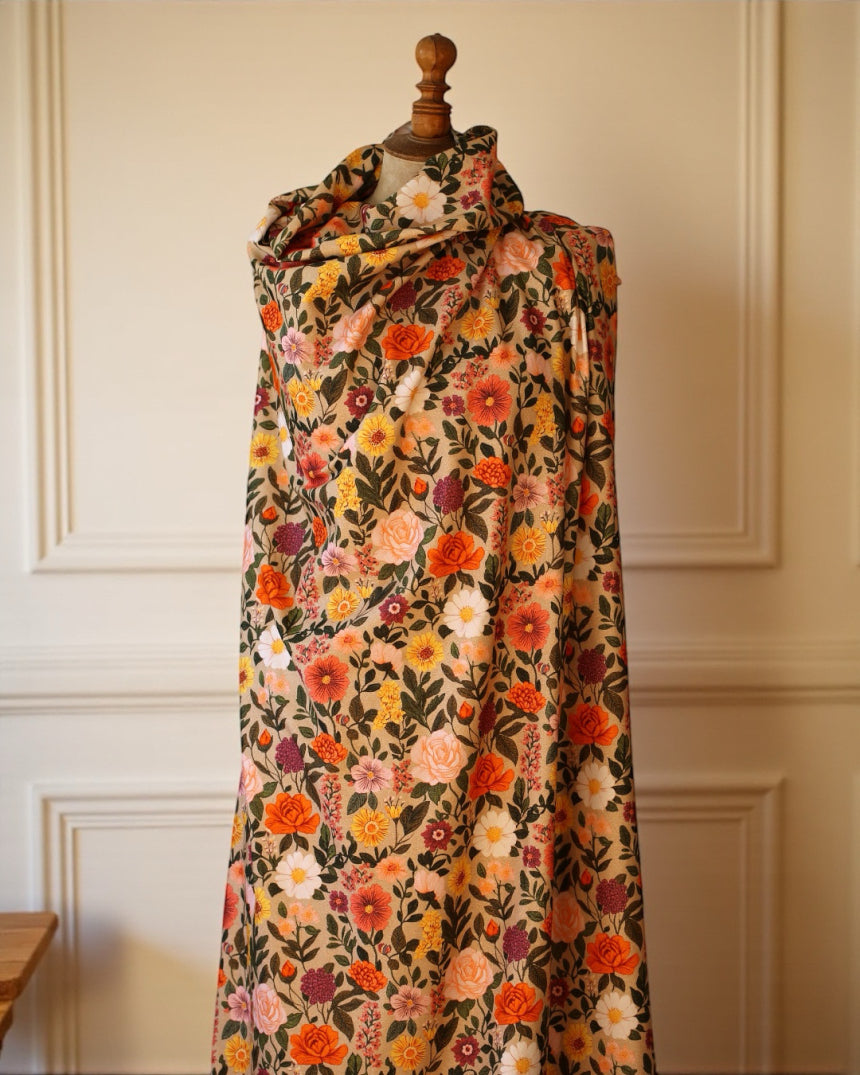 Popeline-flanelle "Cara - Automne" | 10 cm