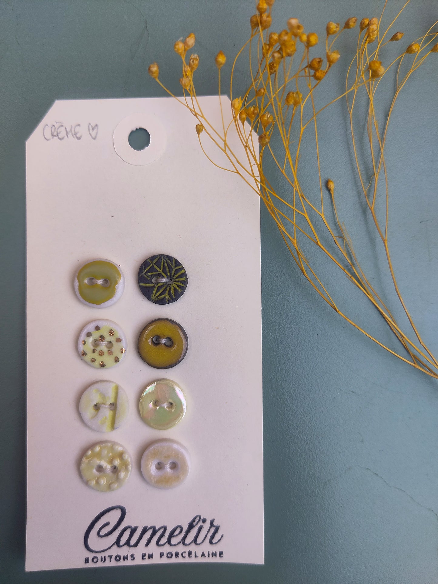 Boutons en porcelaine | Atelier Camelir