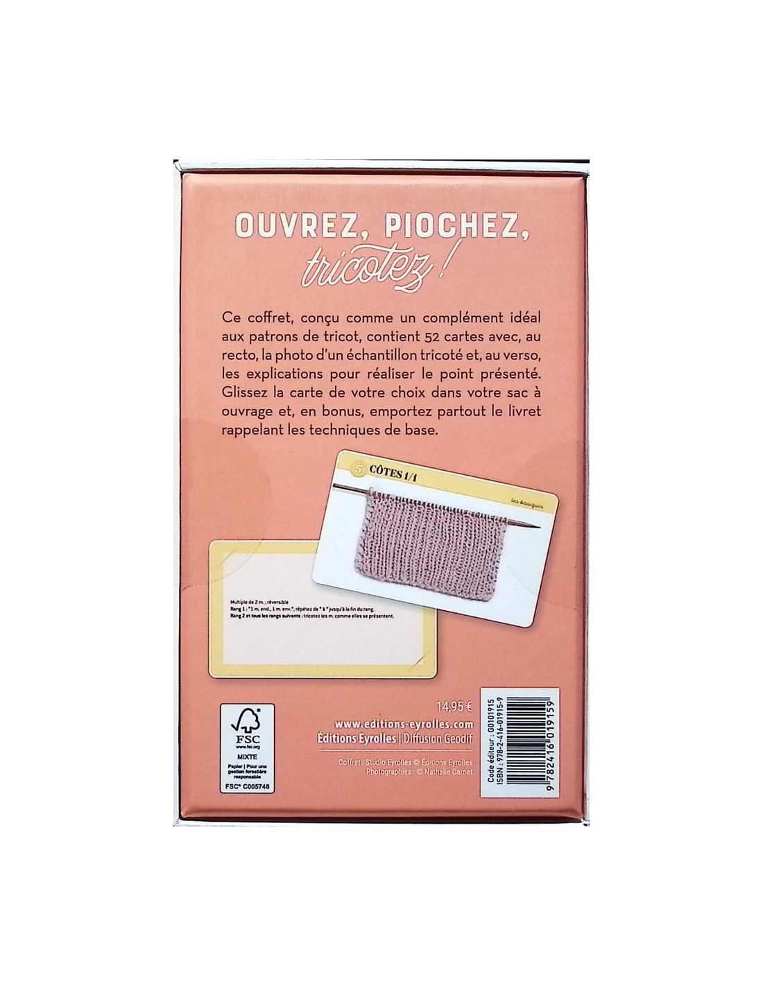 Coffret - 52 points de tricot à la carte
