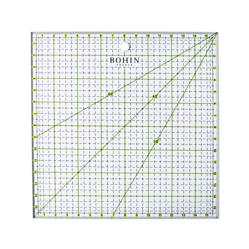 Règle quilt carrée 16 x 16 cm, Bohin