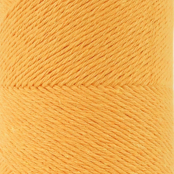 Corde en coton recyclé M 2 mm/300 m, "Jaune Ambre" - 300 gr