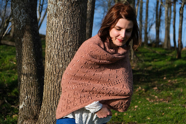 Kit de tricot (confirmé) - Châle Habillez-moi d'Alice Hammer