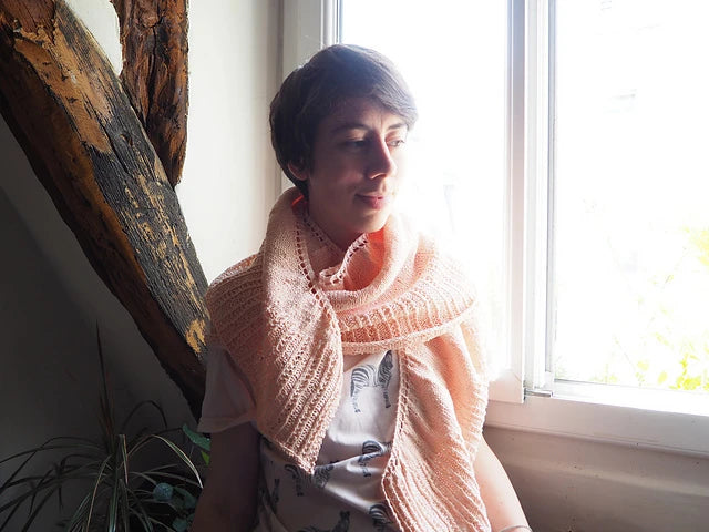 Kit de tricot (confirmé) - Châle champêtre