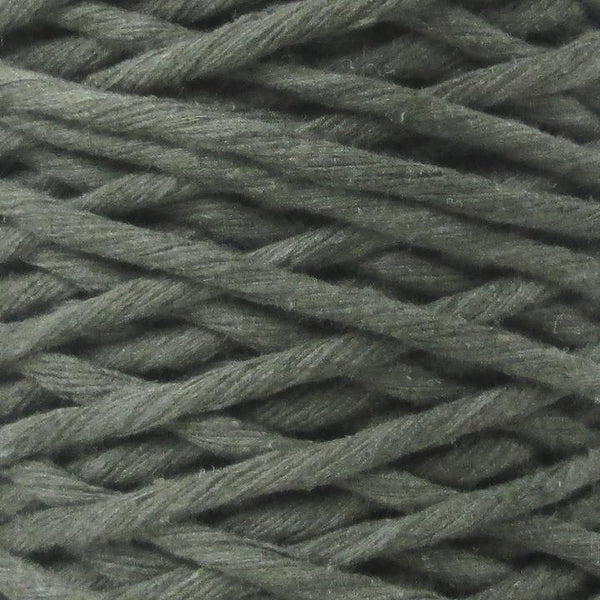 Corde en coton recyclé XXL 5 mm/120 m, "Vert Olive" - 500 gr
