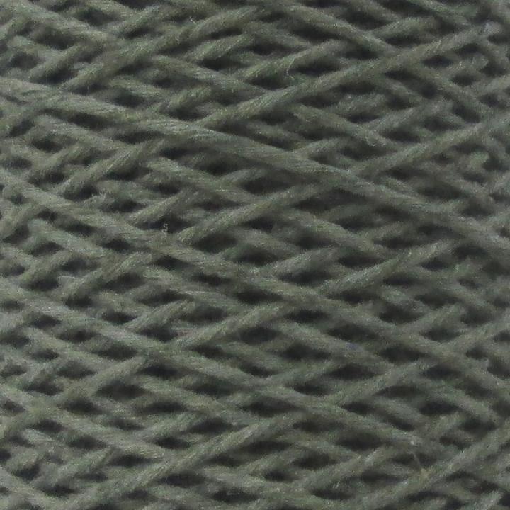 Corde en coton recyclé M 2 mm/300 m, "Vert Olive" - 300 gr