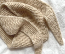 Kit de tricot (intermédiaire) - Echarpe Sophie de PetiteKnit
