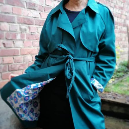 Gabardine "caramel" | 10 cm