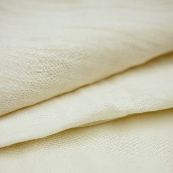 Double-gaze de coton bio écru, Atelier-53