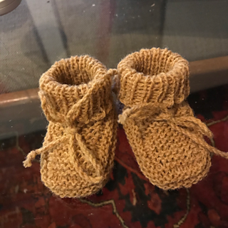 Patron de tricot - Chaussons bébé (confirmé)
