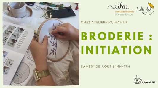 Atelier initiation broderie - samedi 29 aout