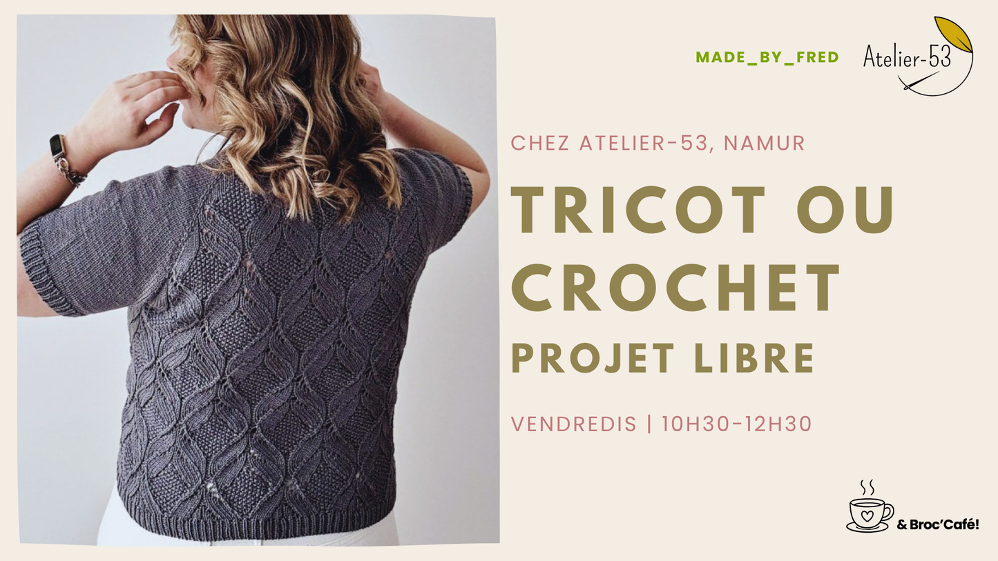 Ateliers tricot ou crochet du vendredi