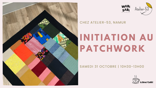 Visuel atelier initiation au patchwork