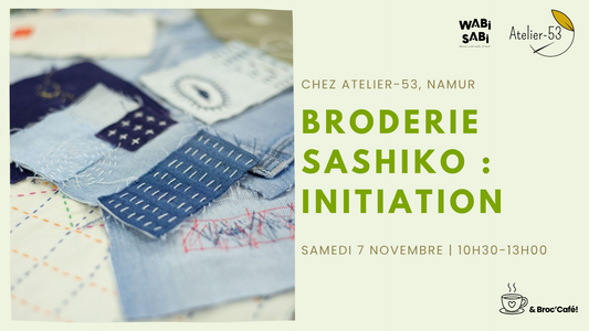 Visuel atelier broderie sashiko initiation