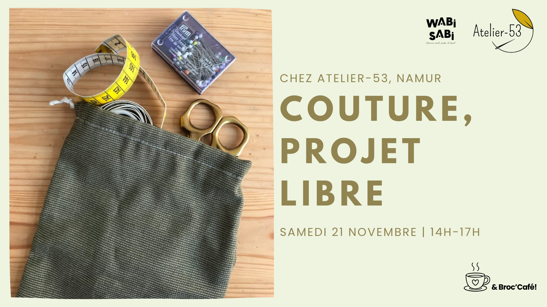 Visuel atelier couture projet libre