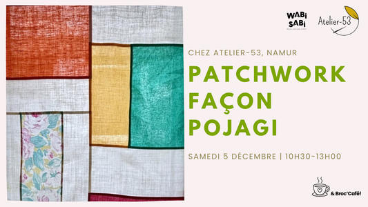 Visuel atelier patchwork façon Pojagi