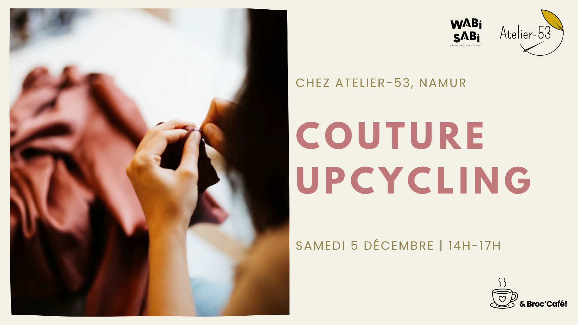 Visuel atelier couture upcycling
