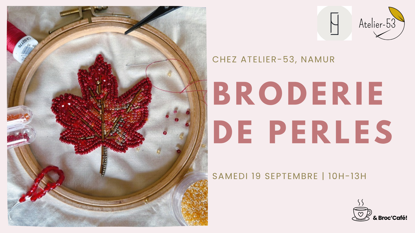 Visuel atelier broderie de perles