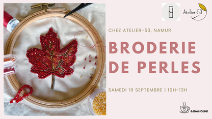 Visuel atelier broderie de perles