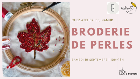 Visuel atelier broderie de perles