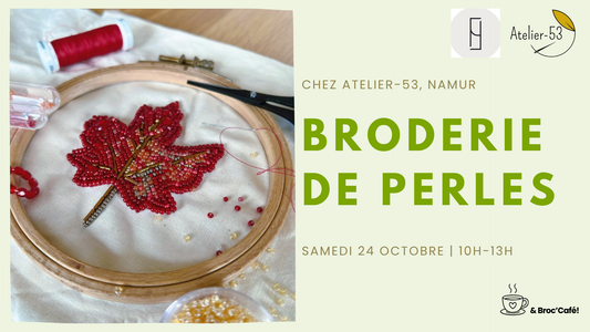 Visuel atelier broderie de perles