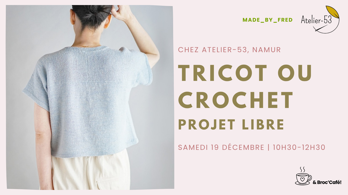 Visuel atelier tricot ou crochet