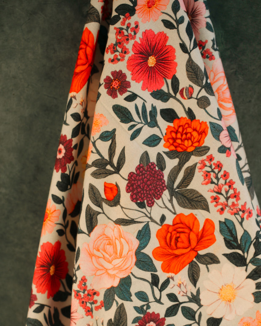 Popeline-flanelle "Cara - Hiver " | 10 cm