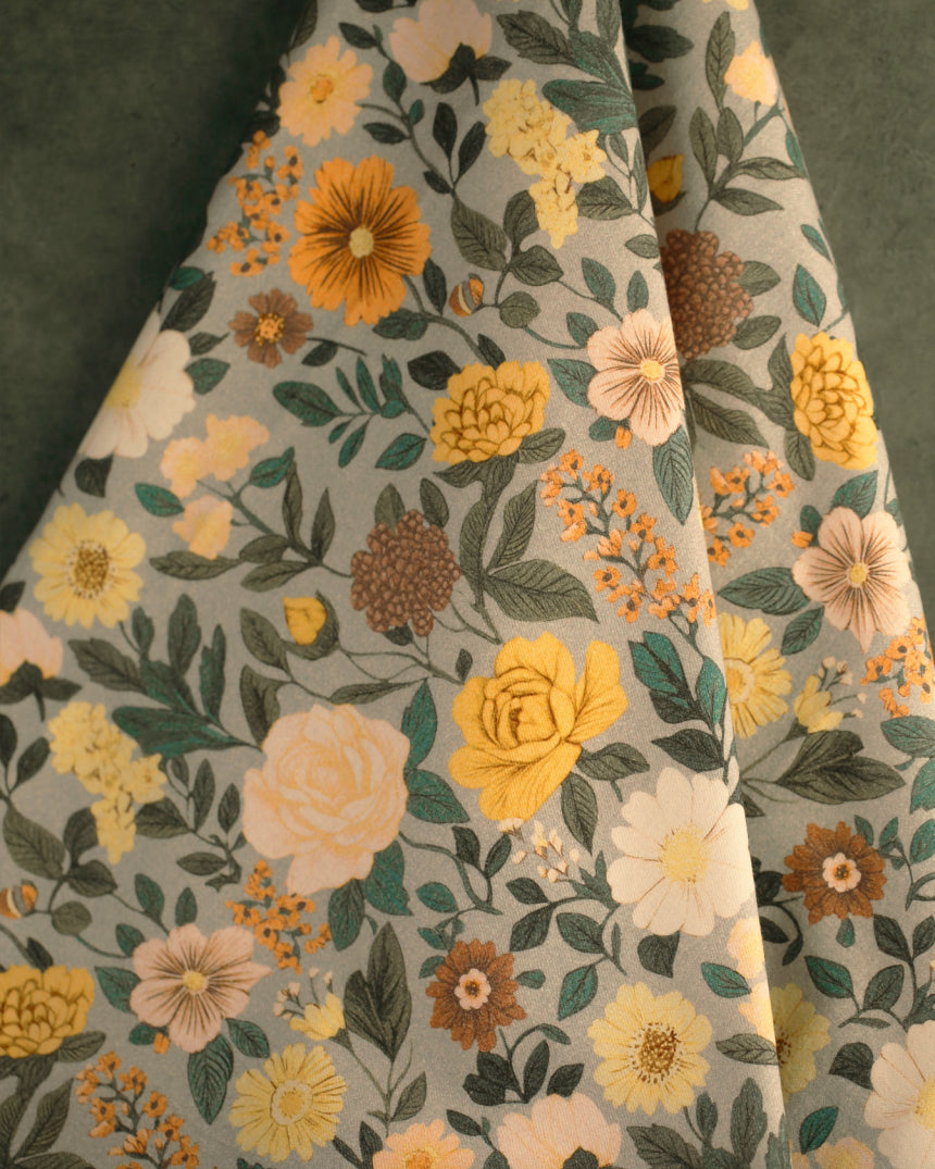 Popeline-flanelle "Cara - Eté" | 10 cm