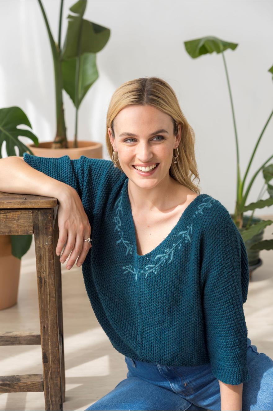 12 projets broderie 'vêtements', DMC Eco Vita