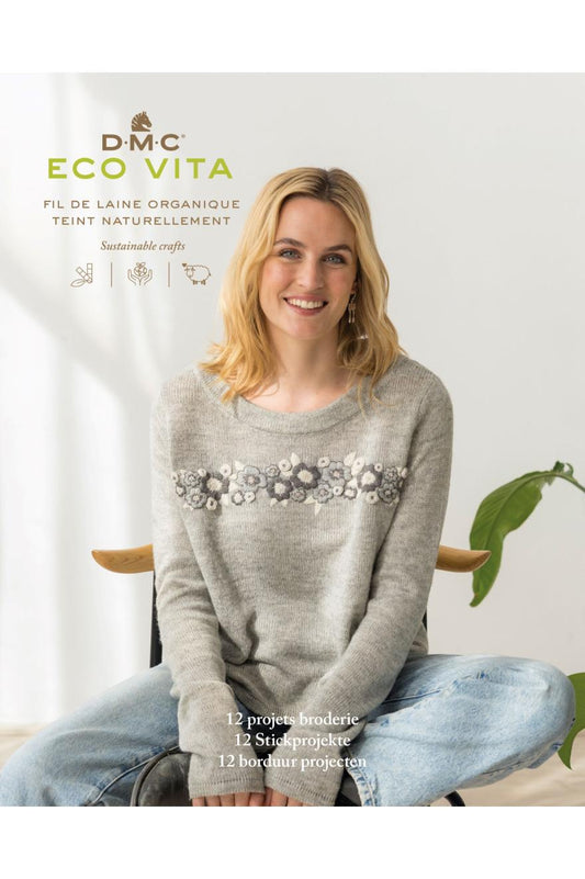 12 projets broderie 'vêtements', DMC Eco Vita
