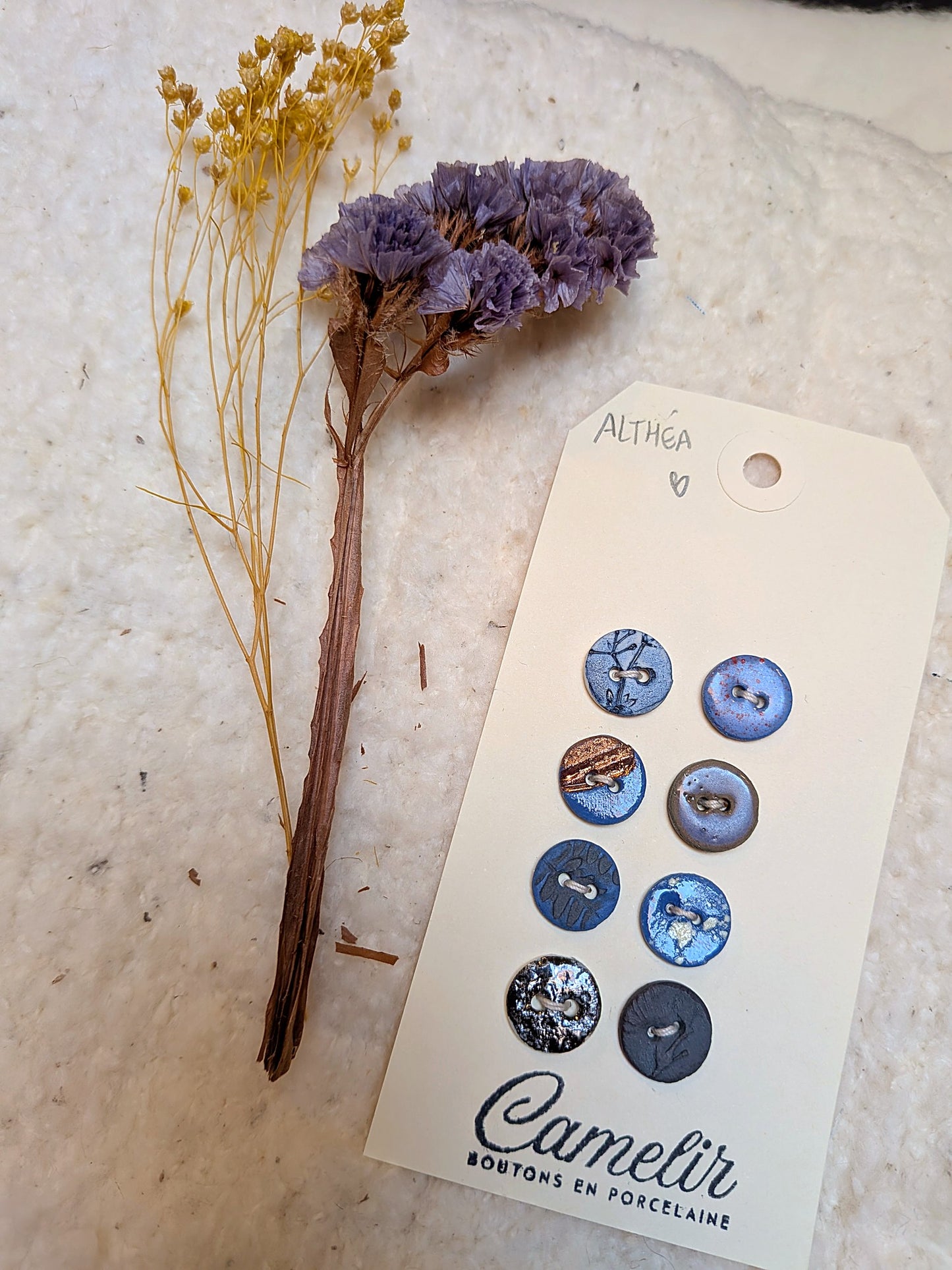 Boutons en porcelaine | Atelier Camelir
