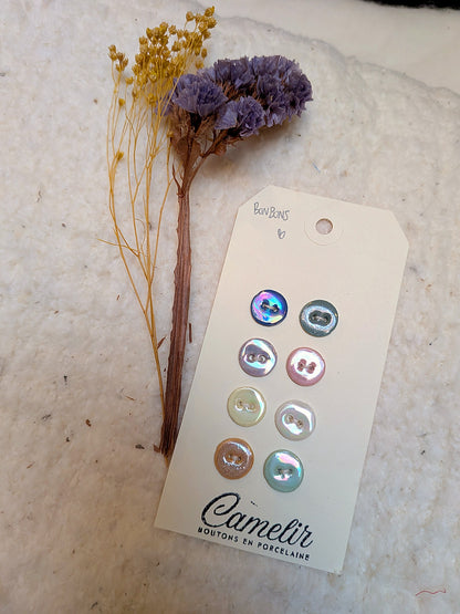 Boutons en porcelaine | Atelier Camelir