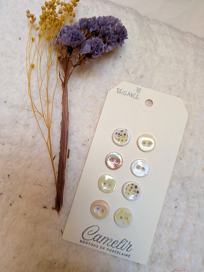 Boutons en porcelaine | Atelier Camelir