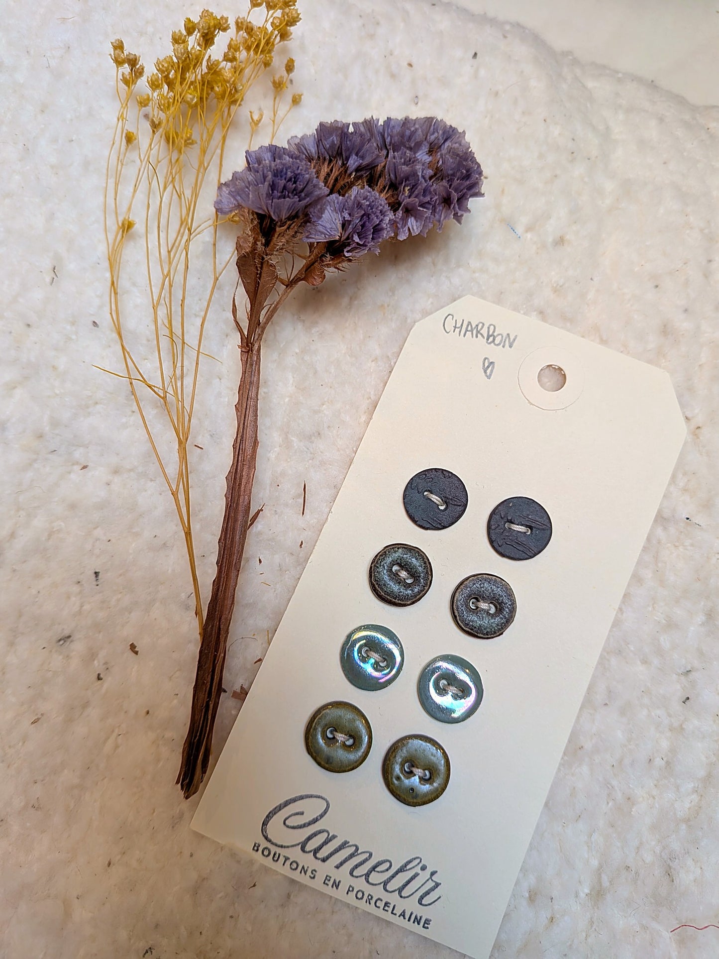 Boutons en porcelaine | Atelier Camelir