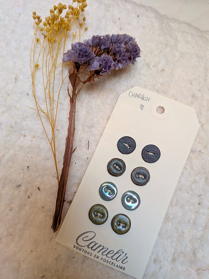 Boutons en porcelaine | Atelier Camelir