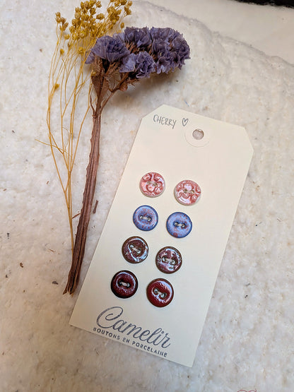 Boutons en porcelaine | Atelier Camelir