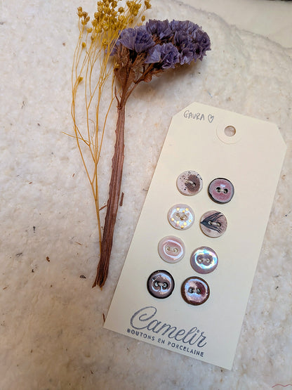 Boutons en porcelaine | Atelier Camelir