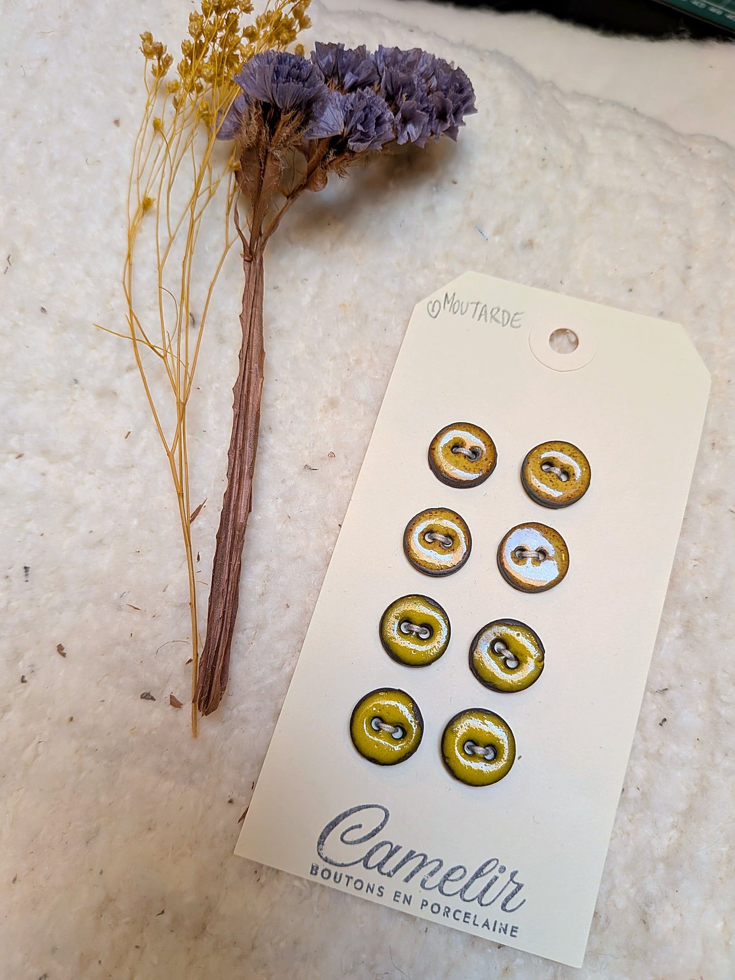 Boutons en porcelaine | Atelier Camelir