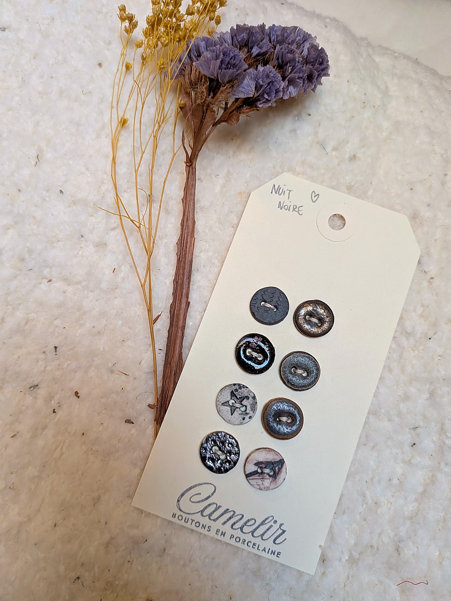 Boutons en porcelaine | Atelier Camelir
