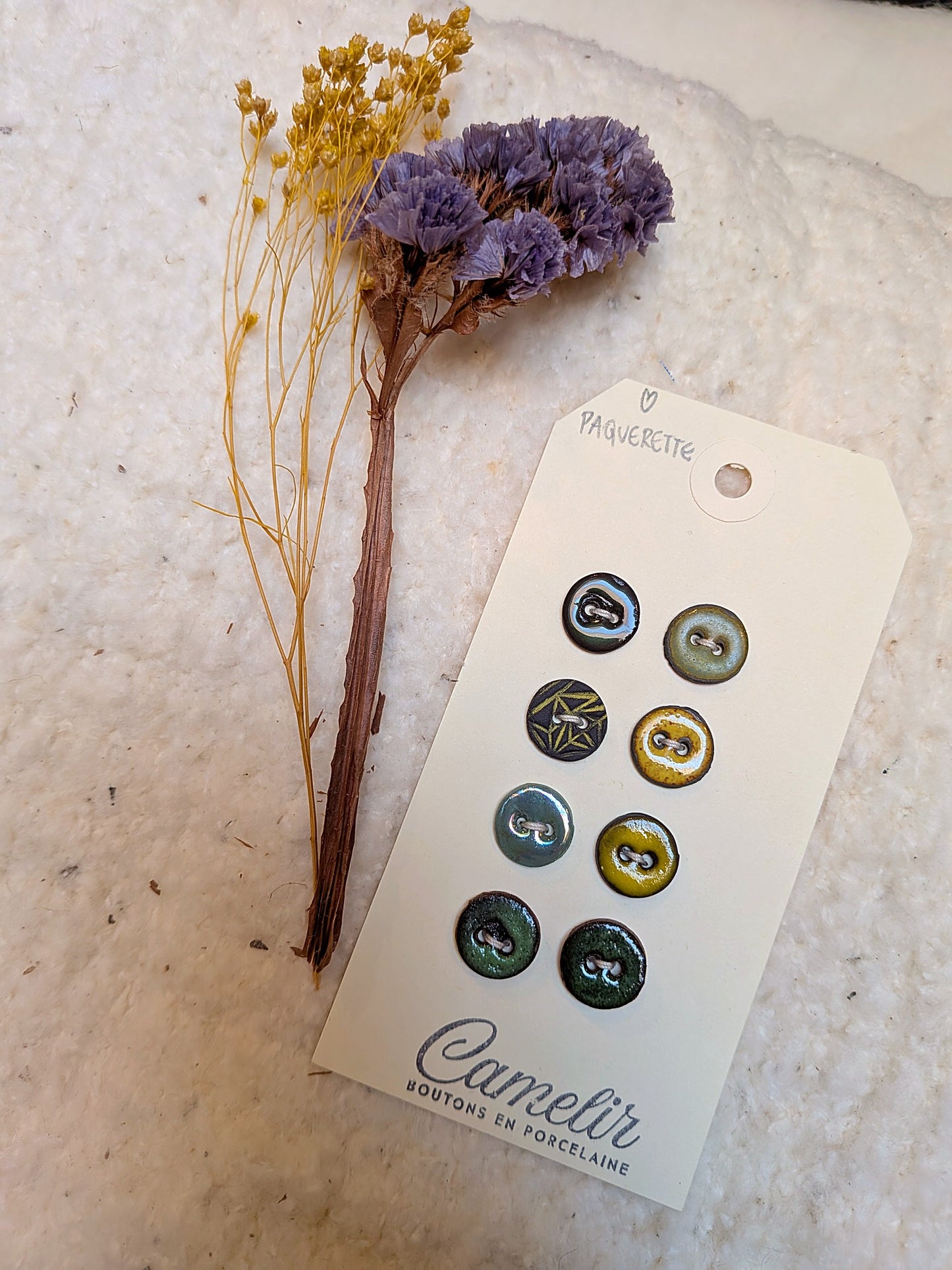 Boutons en porcelaine | Atelier Camelir