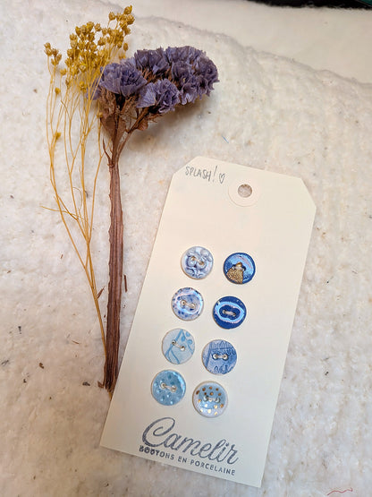 Boutons en porcelaine | Atelier Camelir