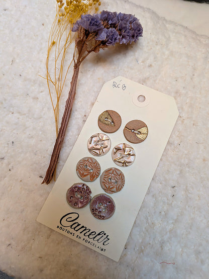 Boutons en porcelaine | Atelier Camelir
