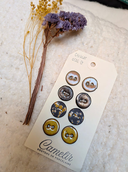 Boutons en porcelaine | Atelier Camelir