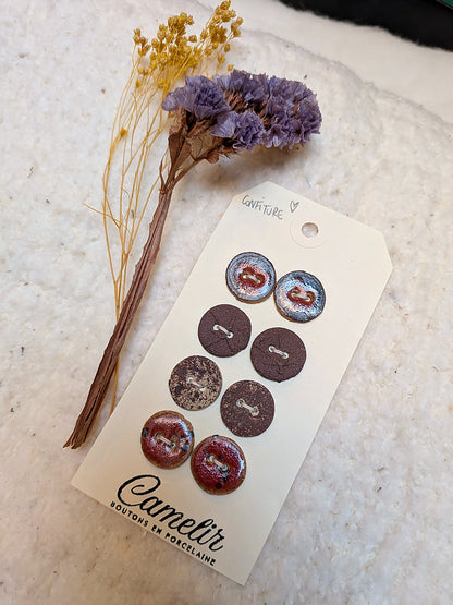 Boutons en porcelaine | Atelier Camelir